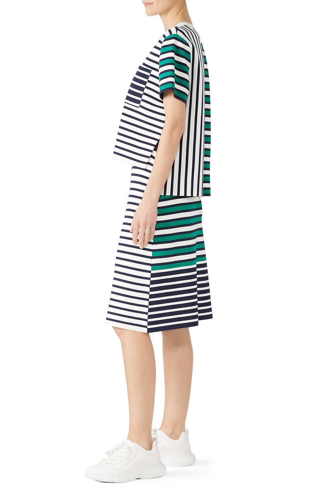 Breton Stripe Knit Top by Tory Sport 2