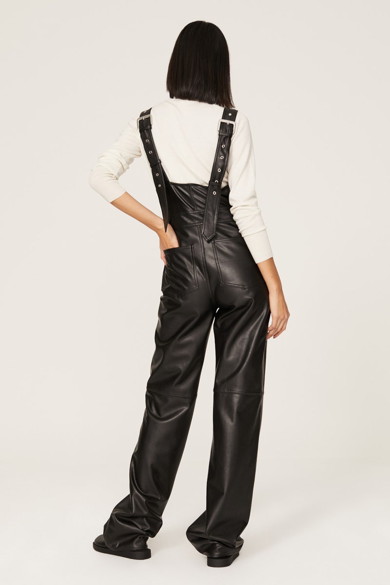 Braelyn Faux Leather Jumpsuit by A.L.C. - Photo 2