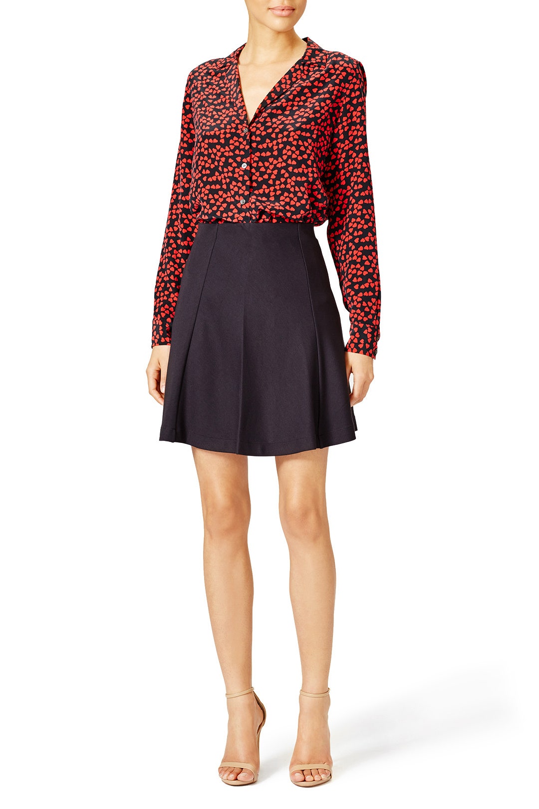 Adalyn Heart Button Down by Equipment 0