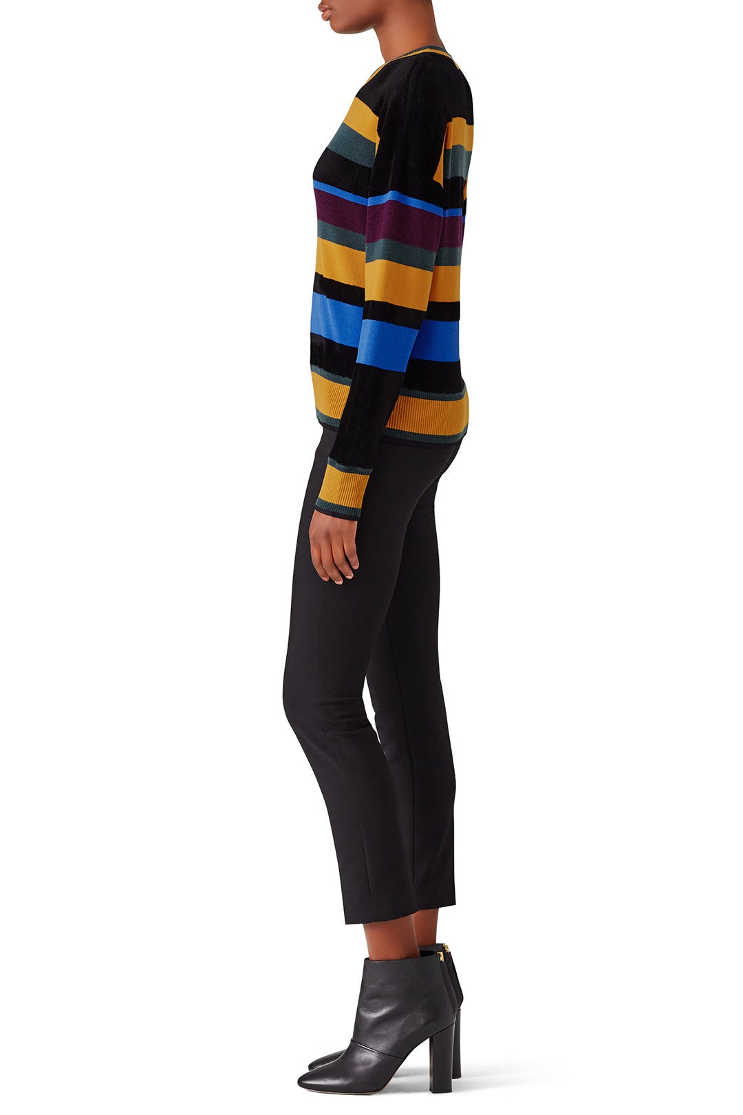 Chenille Stripe Pullover by Jason Wu 2