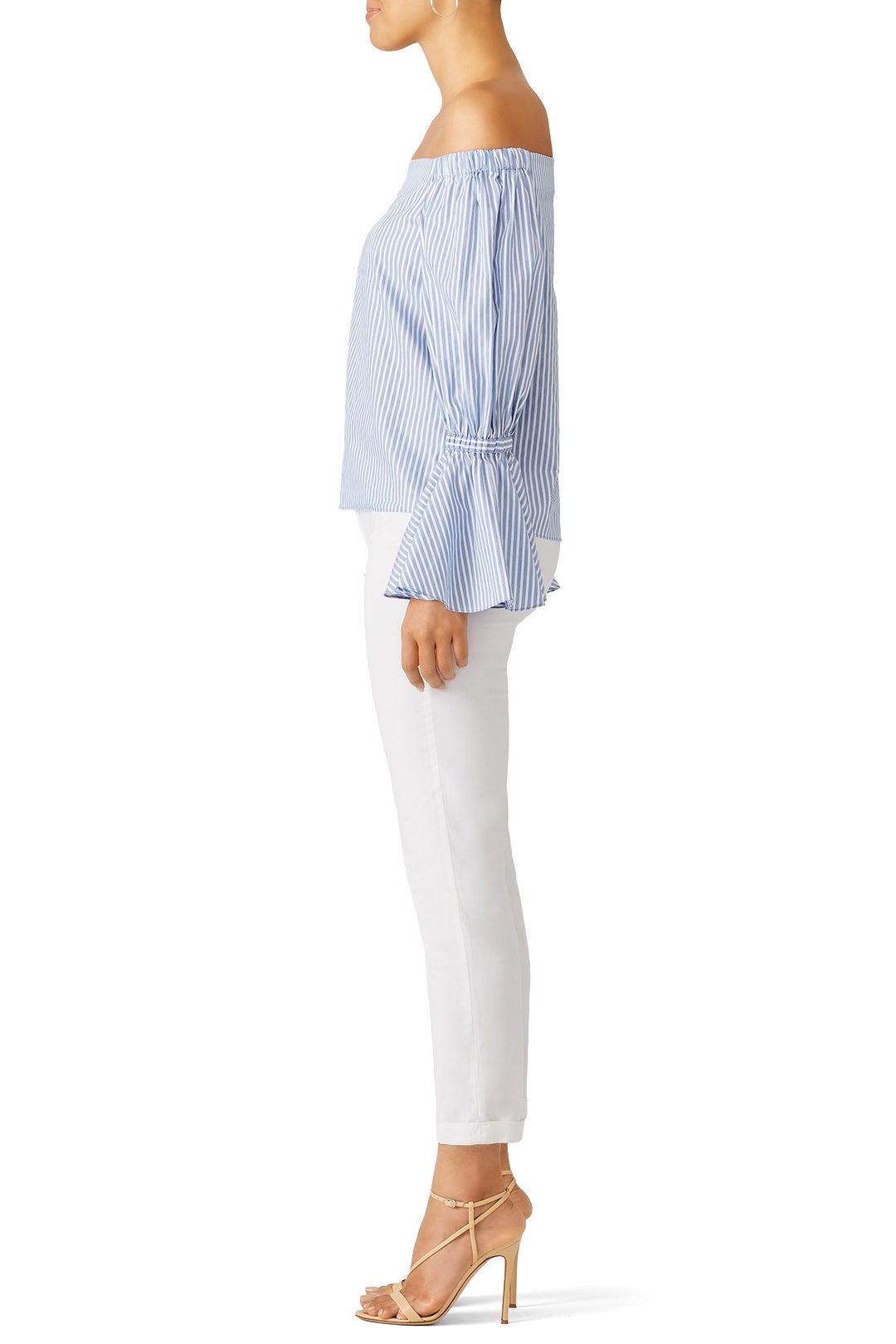 Blue Striped Juniper Top by Alexis 2