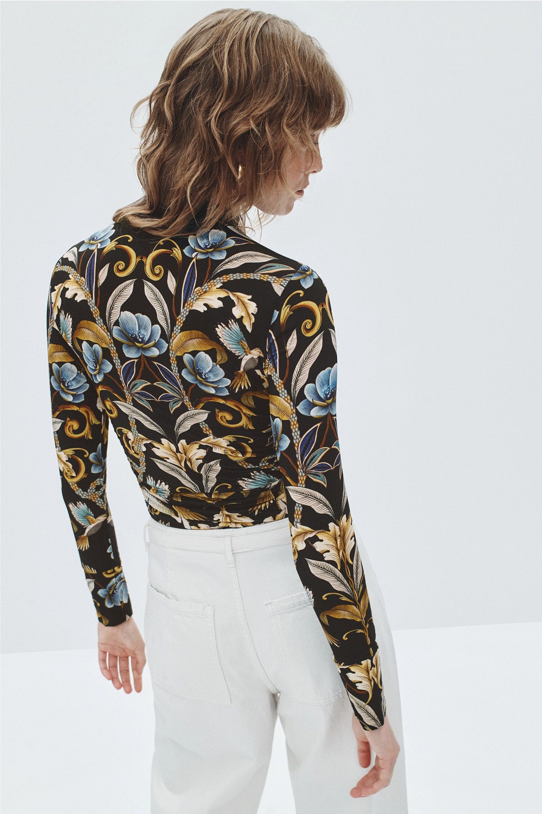 Snake Garden Jersey Blouse by FARM Rio 2