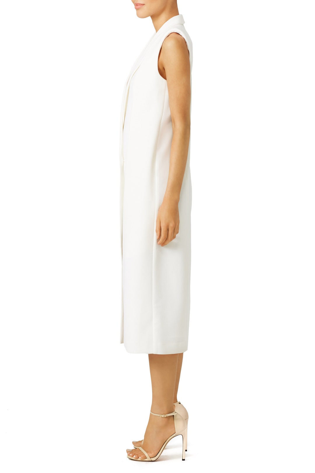 White Longtail Dress by Olcay Gulsen 2