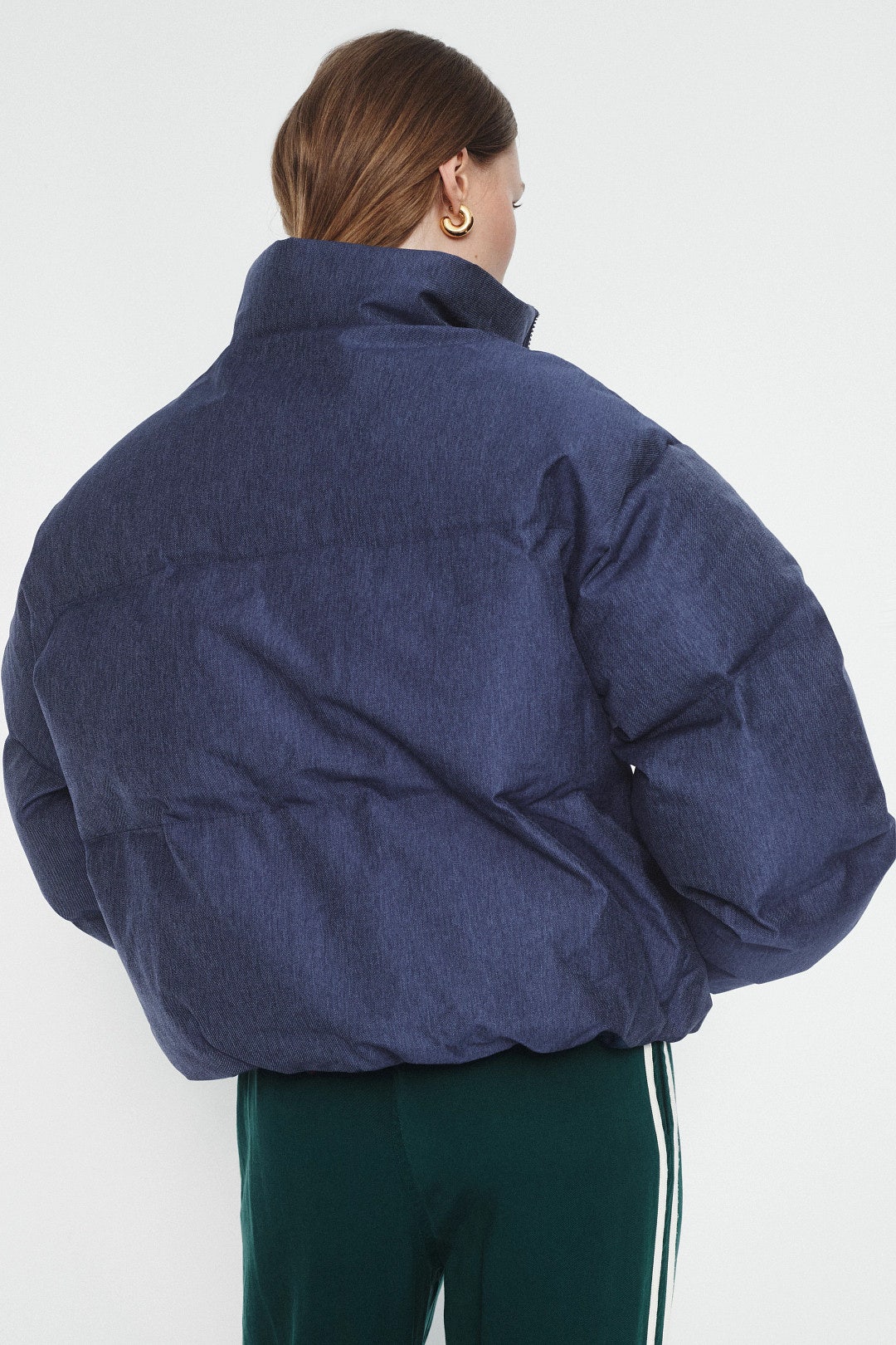 Denim Puffer Coat by T.W.I.N. 2