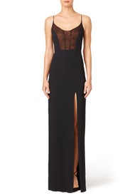 Vicky Slit Gown by Narciso Rodriguez