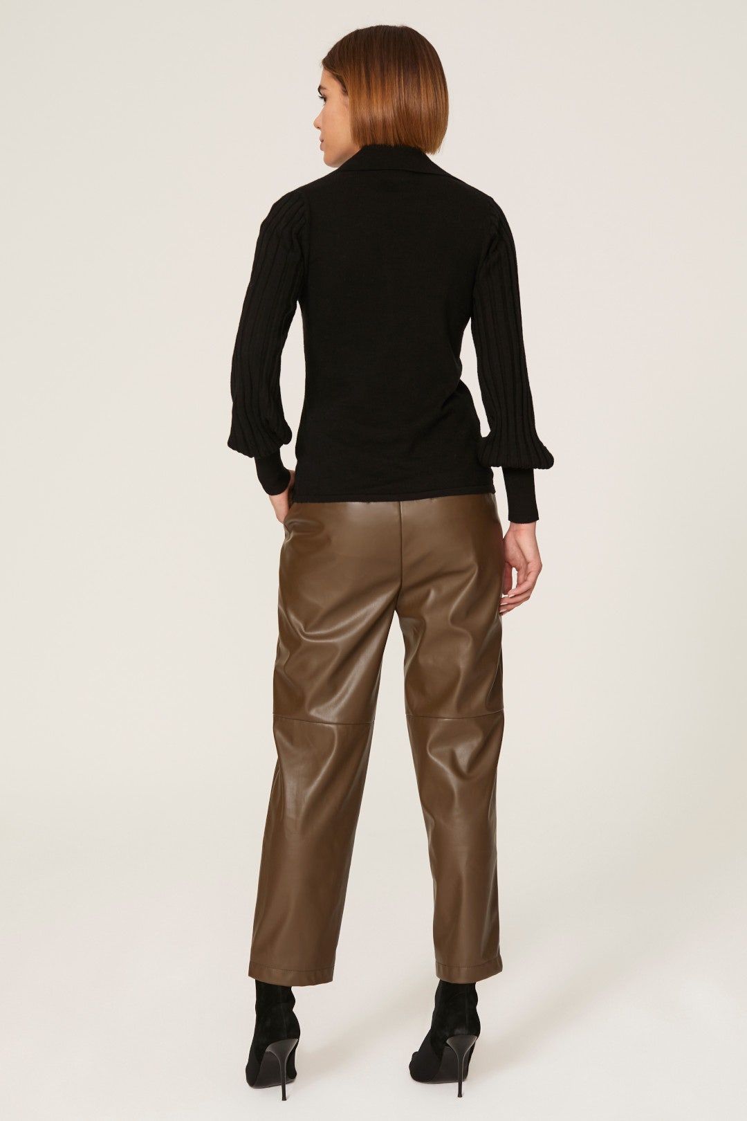 Adelpha Knit Collared Top by Nicholas 1