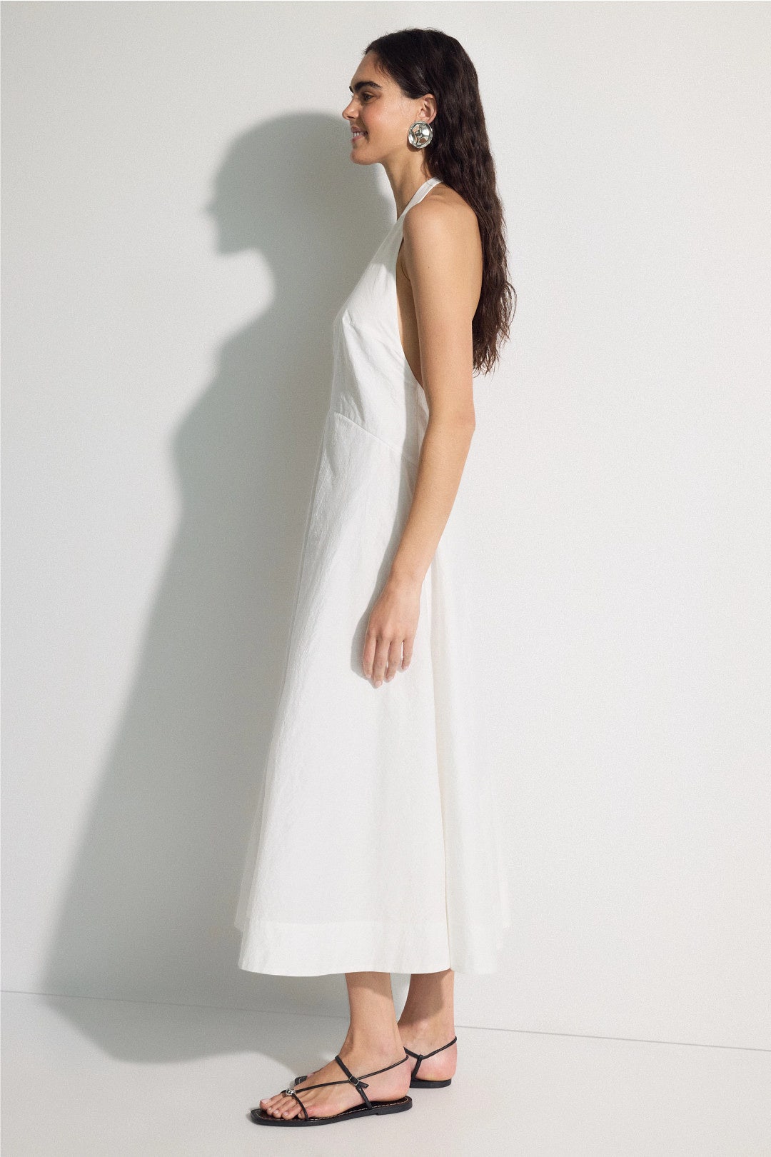 Haltered Textured Dress by Róhe 1