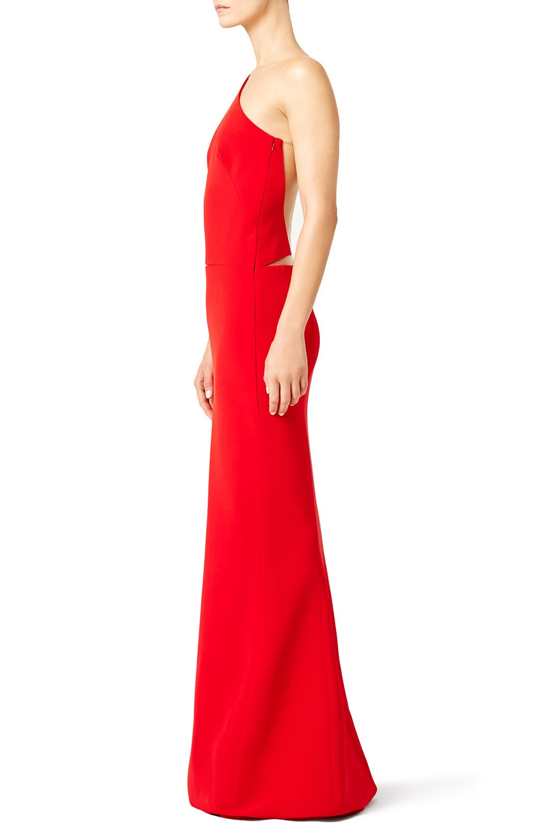 Red Zeta Gown by KAUFMANFRANCO 1