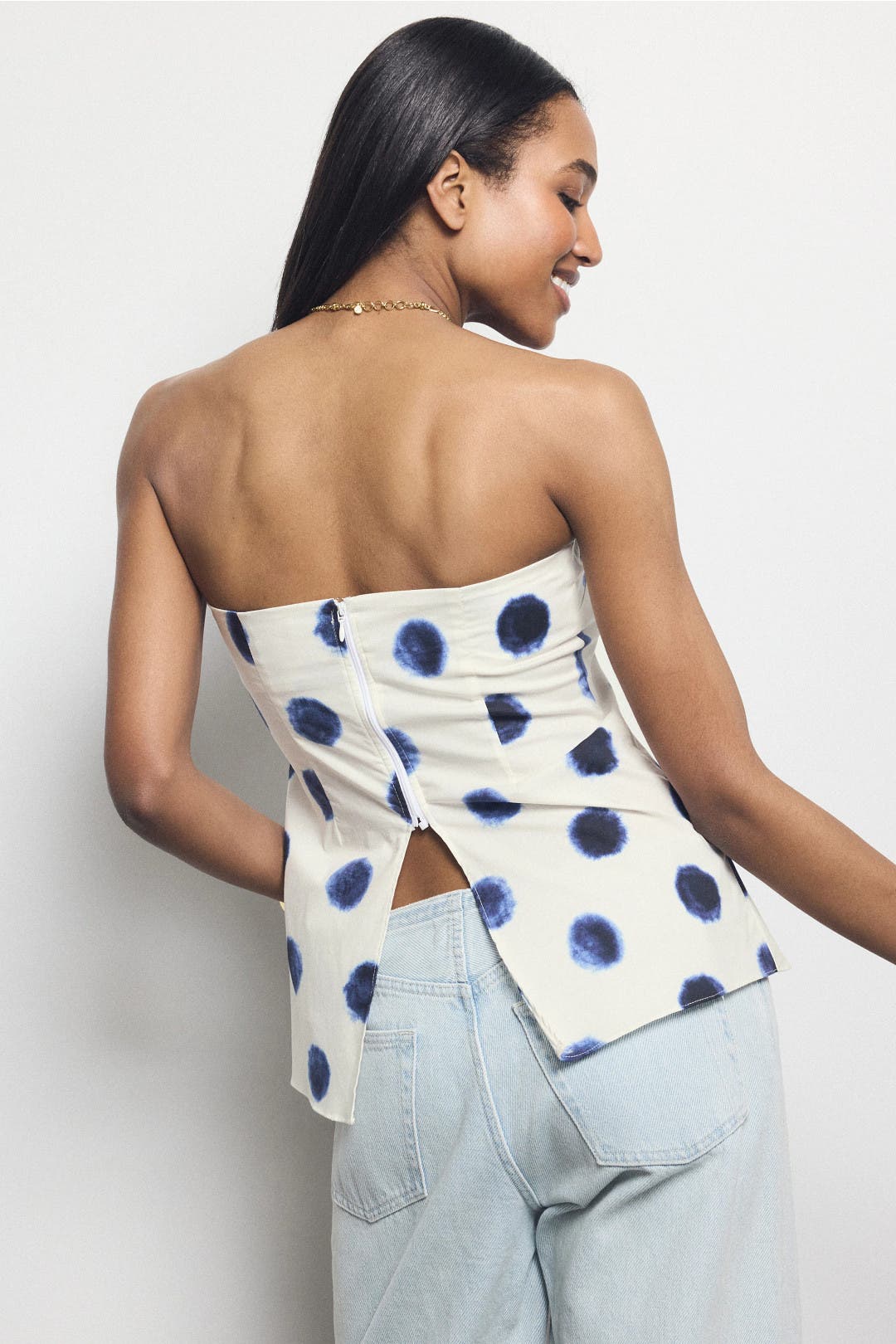 希少✨ Y's Y/Project Top Tank Strap Invisible Printed Y/Project M TOP TANK DRAPED PRINT DOT ワイズ トップス