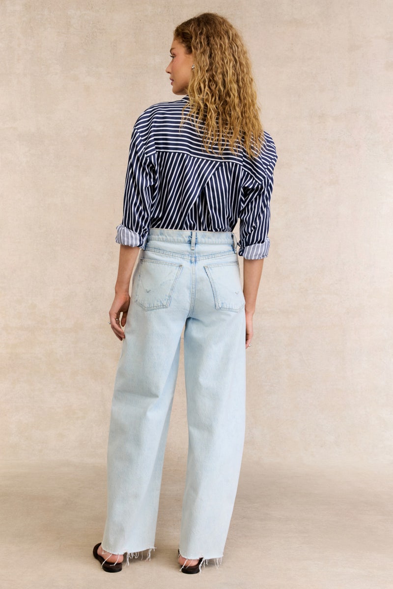 Light Wash Bailey Relaxed Barrel Jeans by Hudson - Photo 2