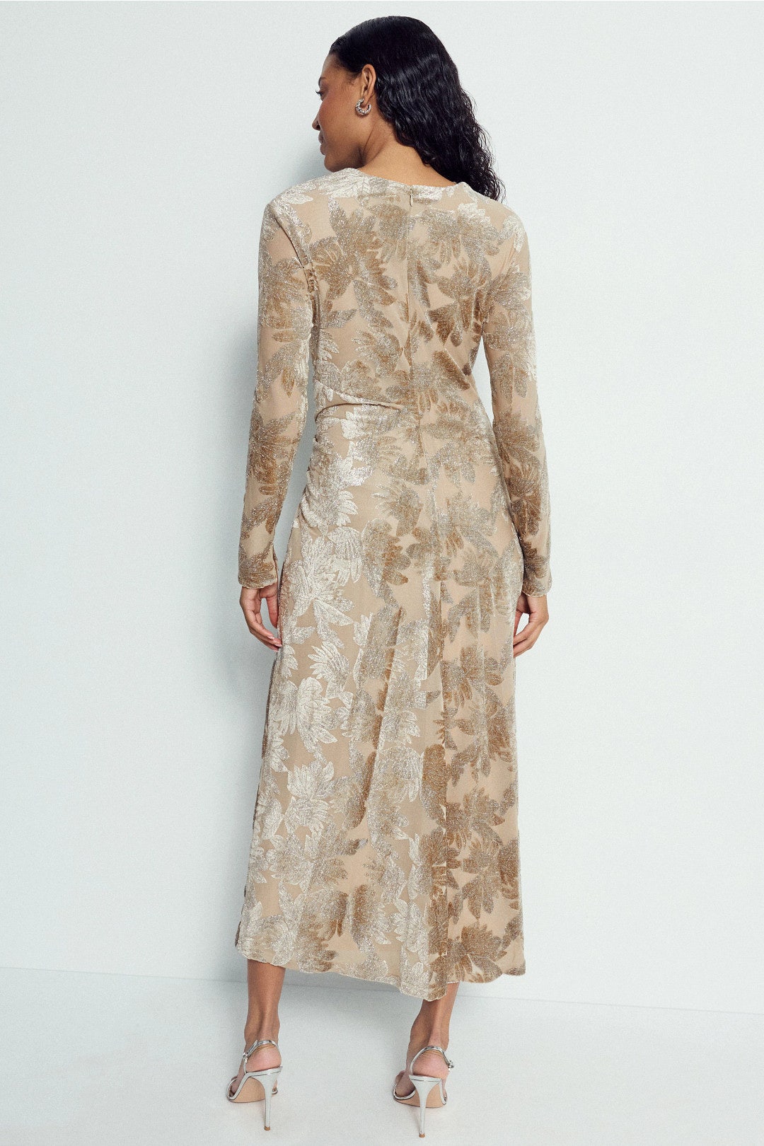 Ferrera Floral Velvet Midi Dress by SIMKHAI 2