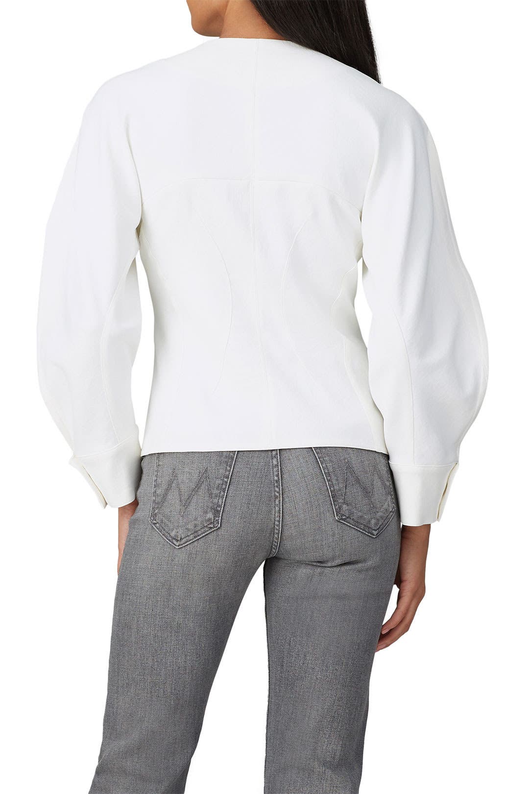 Chalky Drape Corset Top by Tibi | Rent the Runway