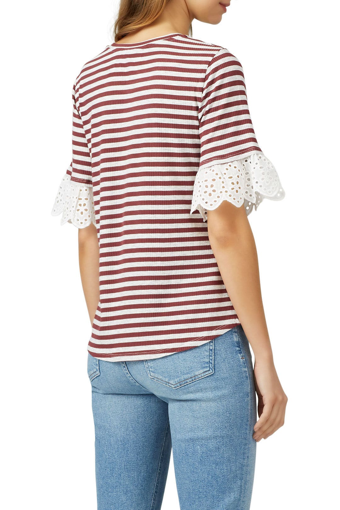 Shay Stripe Tee by B Collection by Bobeau 1