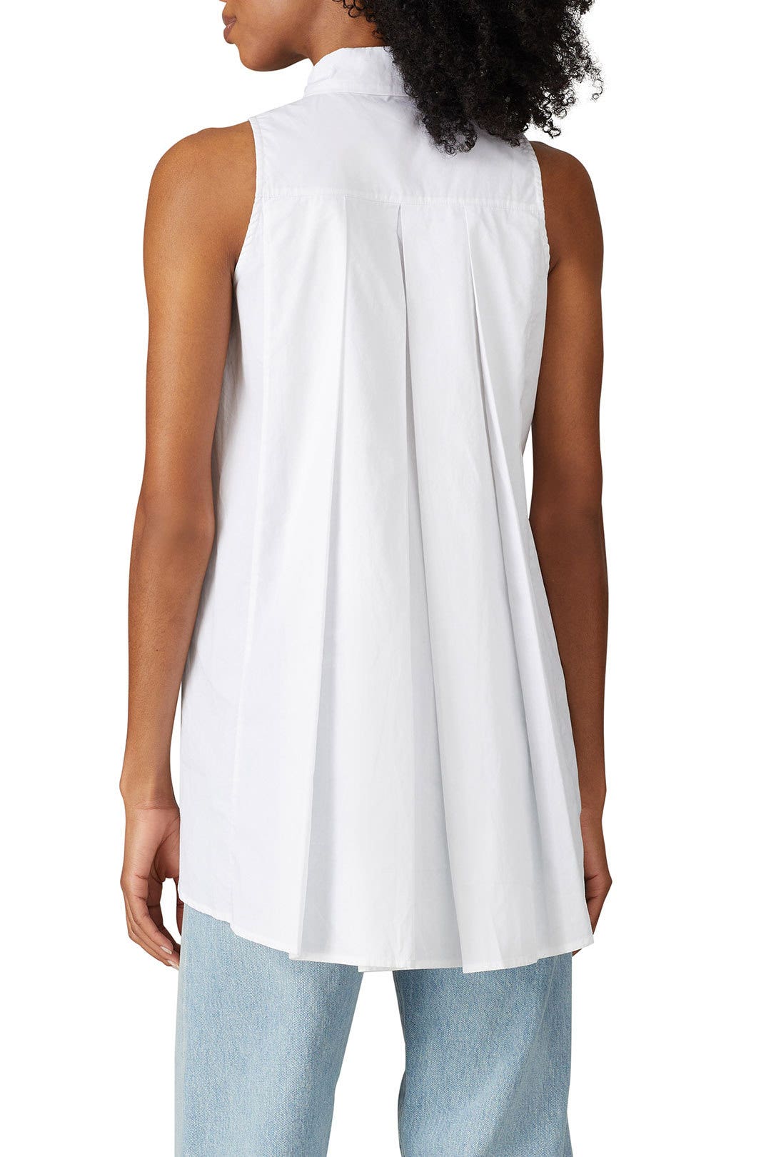Chiara Pleated Button Down by Maison de Papillon 1