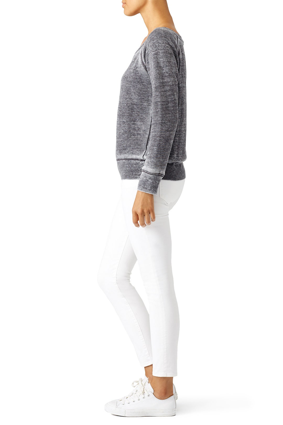 Grey Haute Mess Sweatshirt by Milly 2