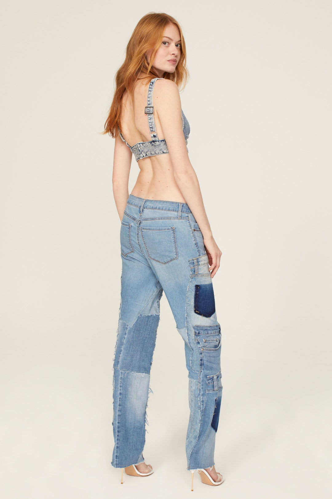 Upcycled Patchwork Jeans by Nigel Xavier 2