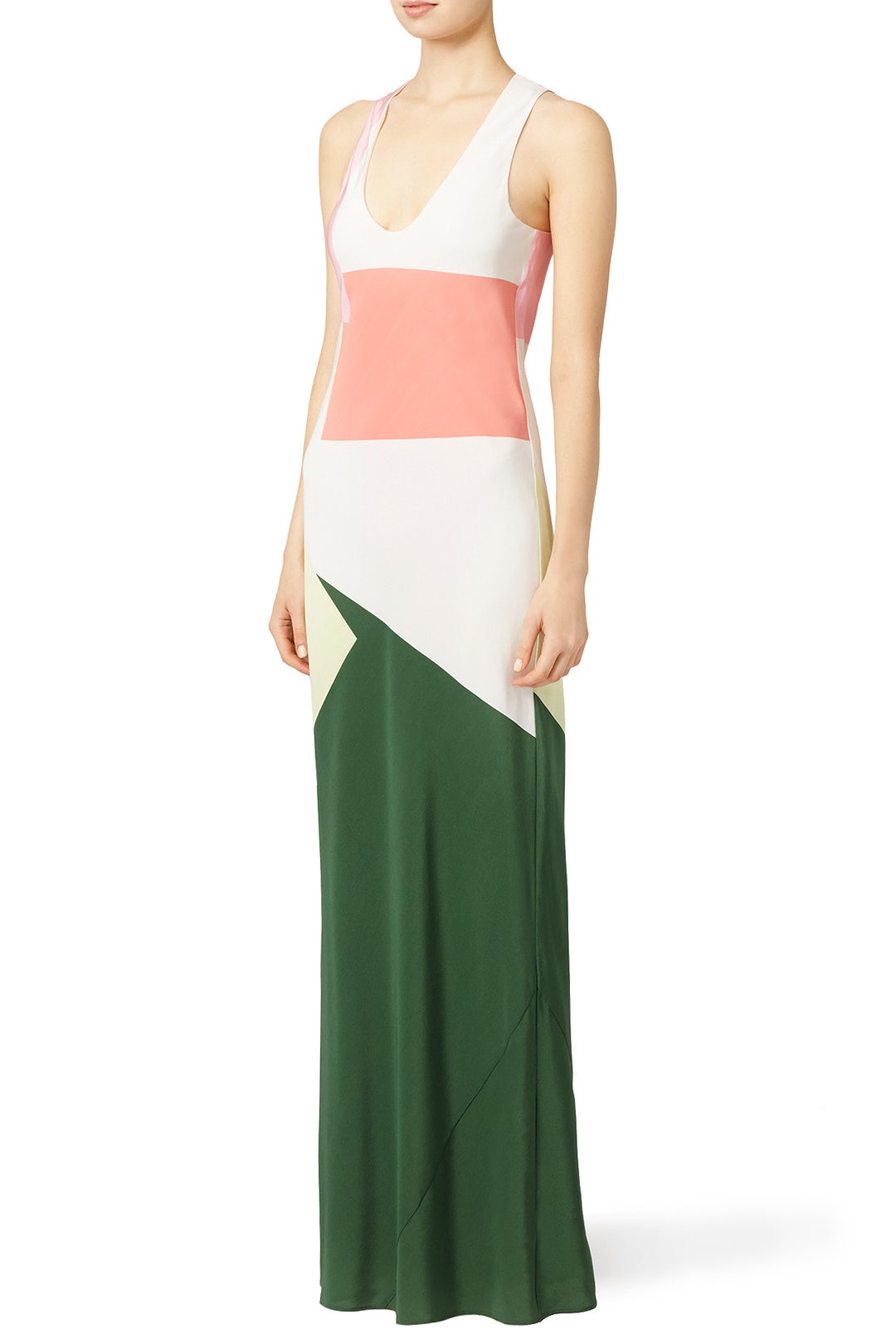 Pieza Print Maxi Dress by Tibi 1