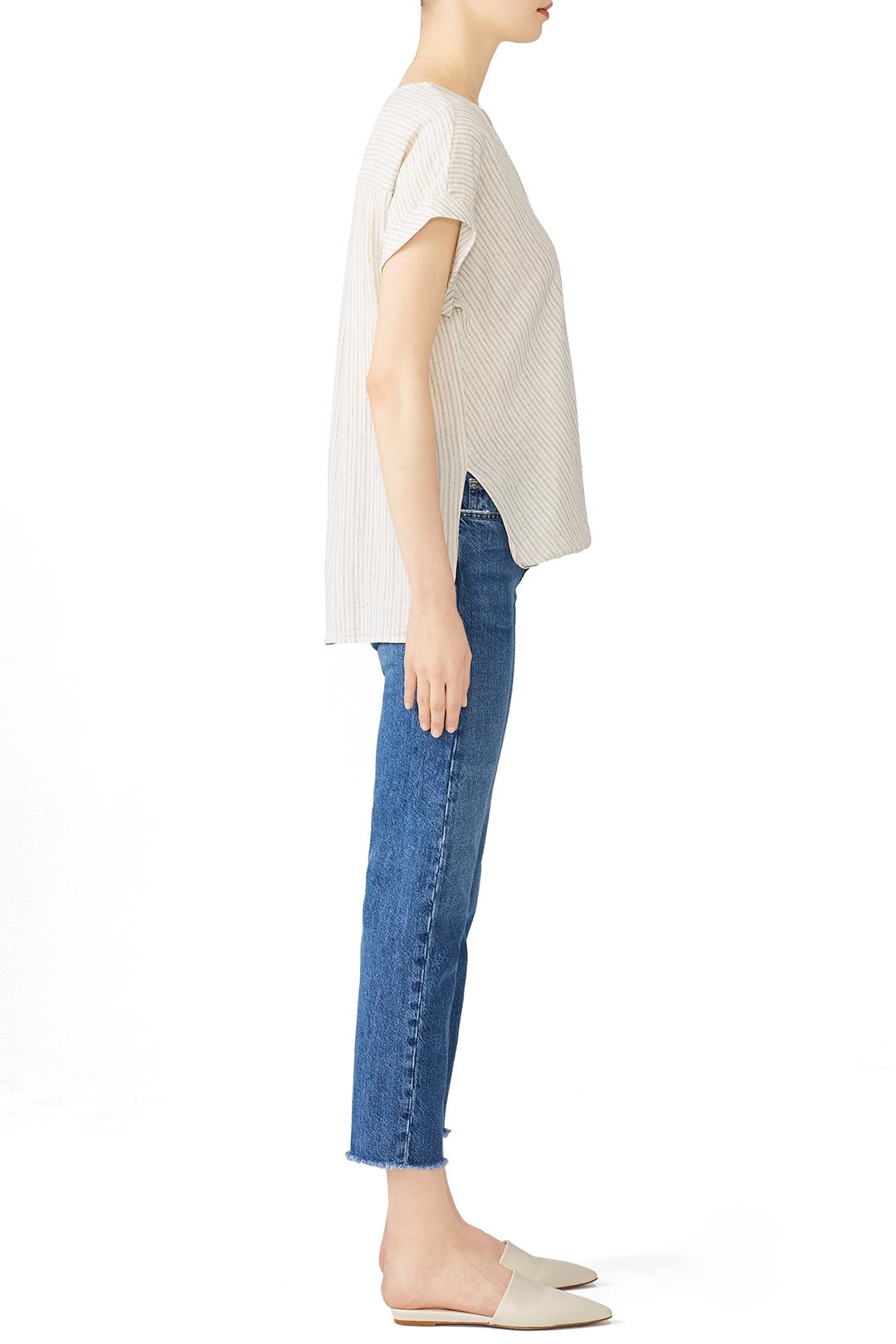 Striped Crossover Top by Fleurtine 1