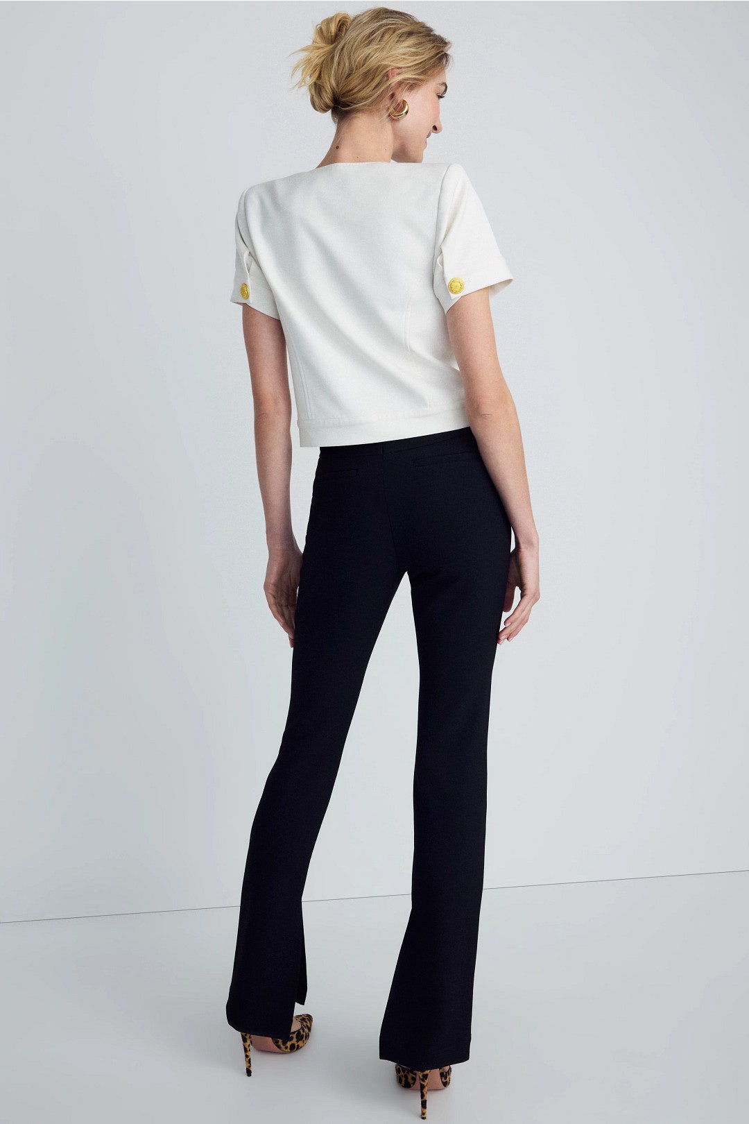 Nawa Short Sleeve Jacket by L'agence 1