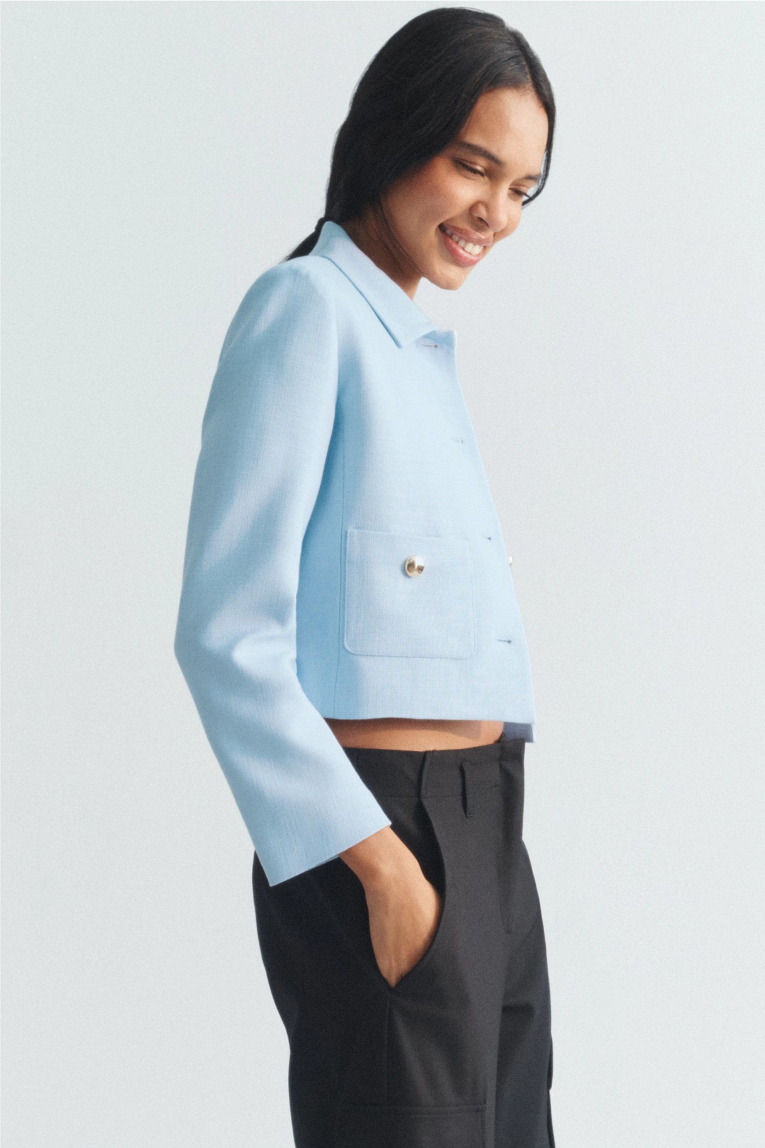 Bleu Ciel Jacket by Maje 1