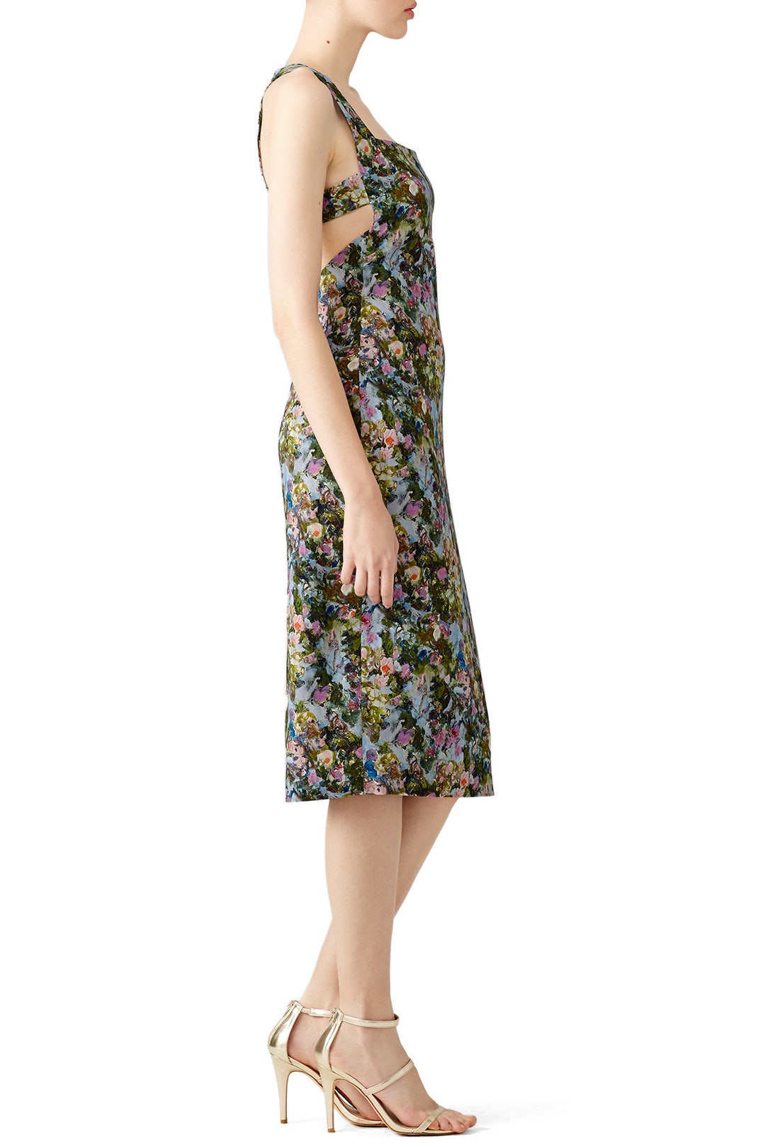 Floral Cut Out Sheath by Cushnie 1