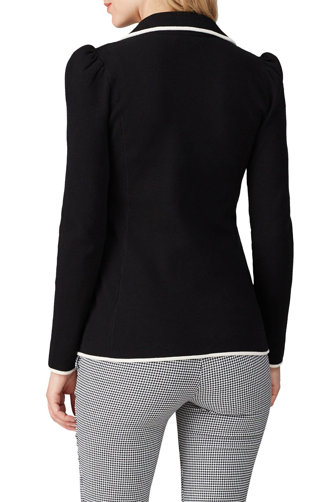Black Puff Sleeve Blazer by Lauren Ralph Lauren 2