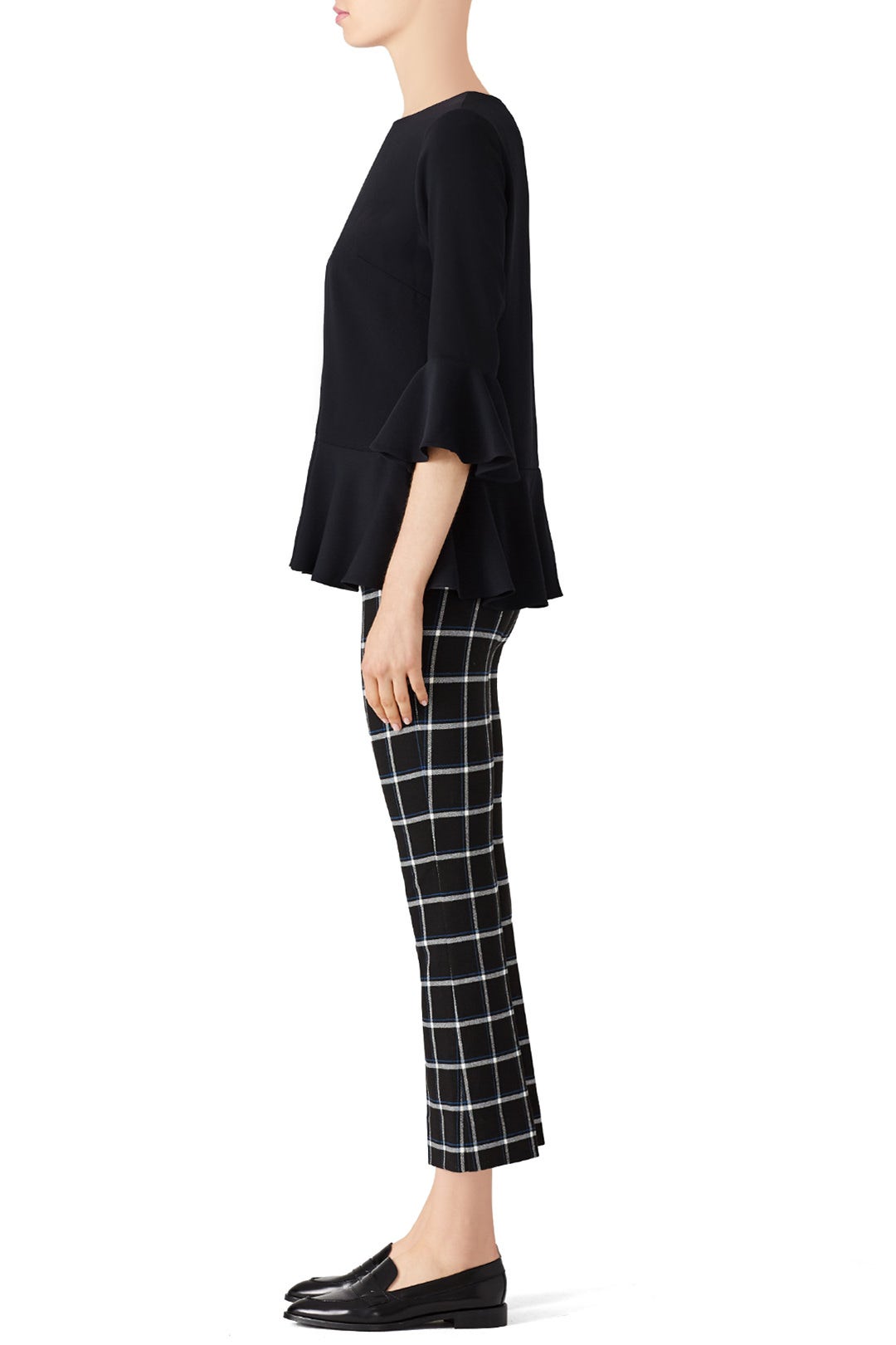 Flounced Black Top by Sail to Sable 2