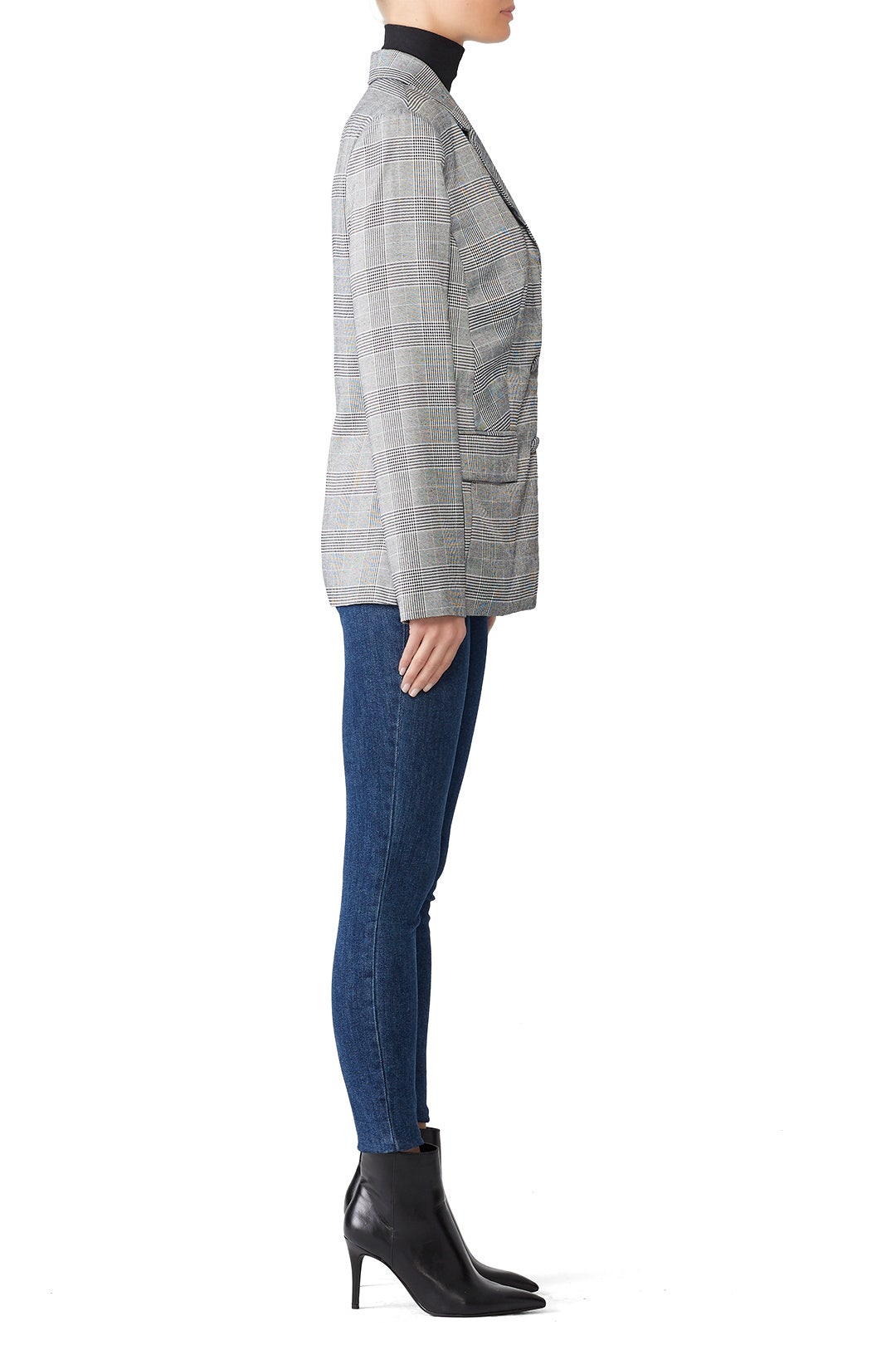 Plaid Portman Blazer by The Jetset Diaries 1