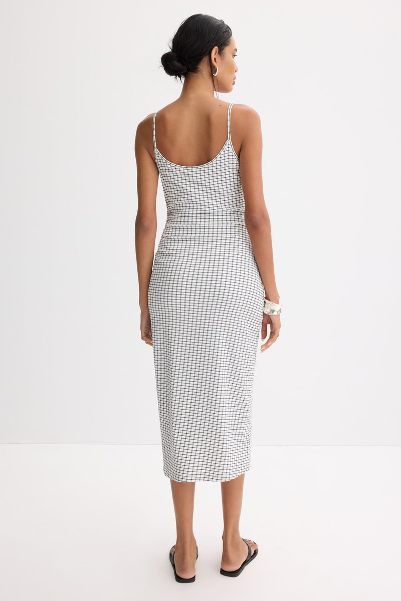 Side Rouche Tank Dress by VINCE. - Photo 2