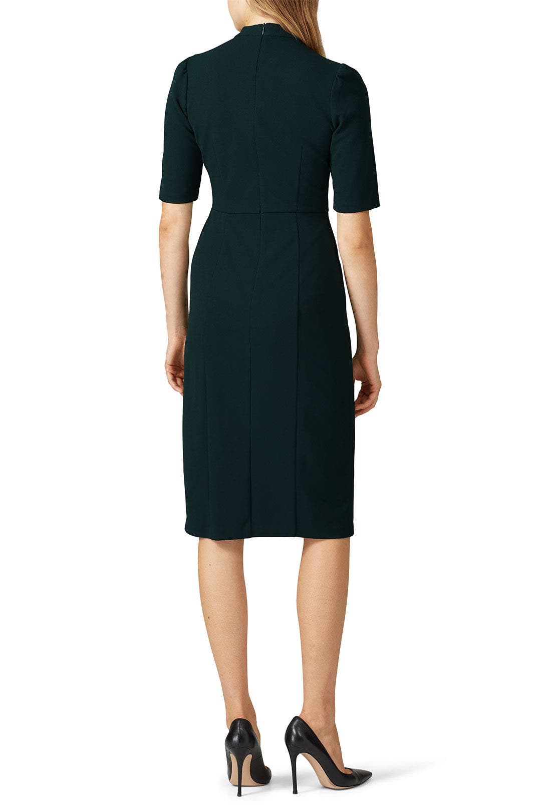 Green Tie Neck Sheath by Donna Morgan 2