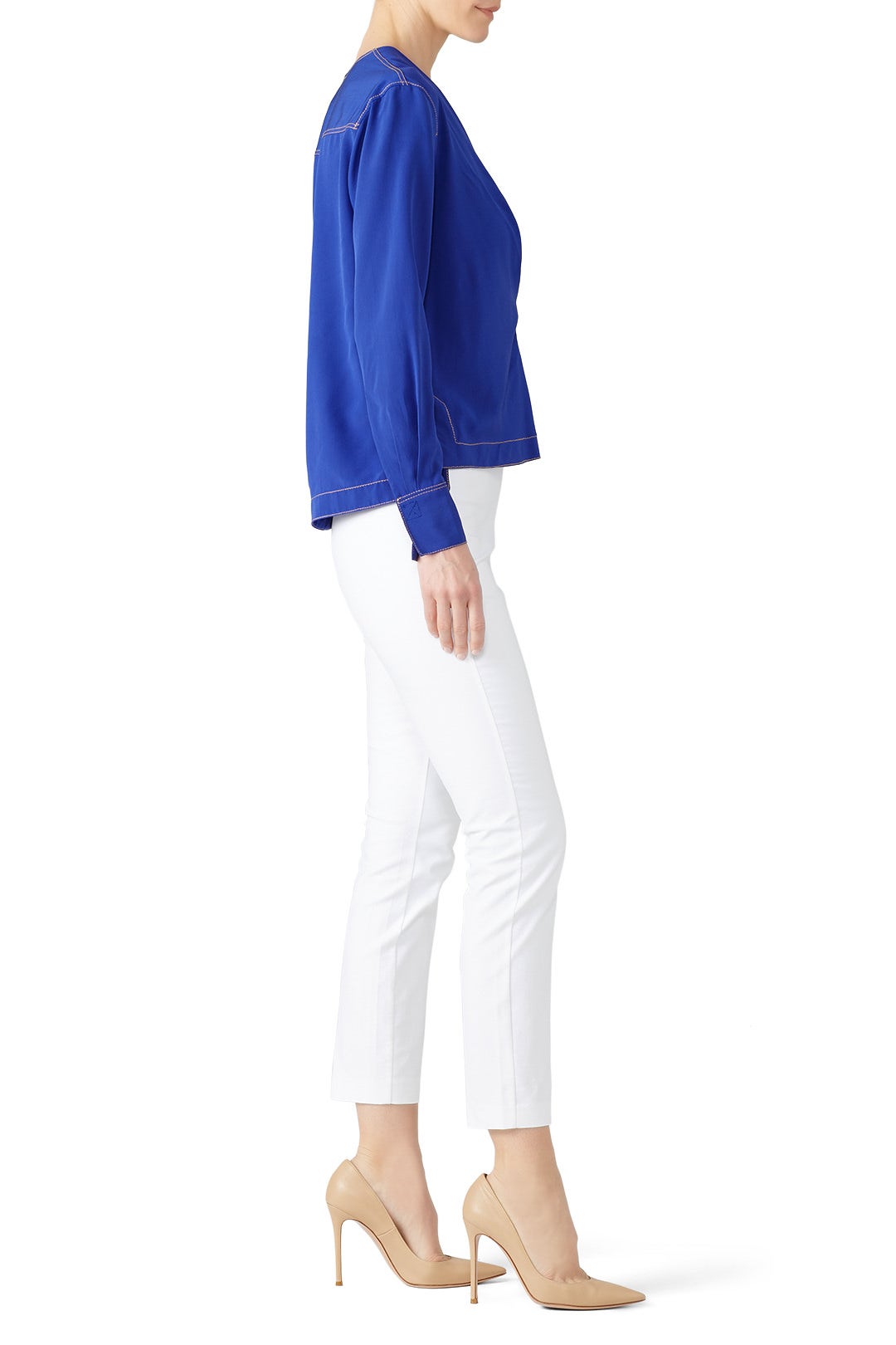 White Simone Skinny Pants by rag & bone 2