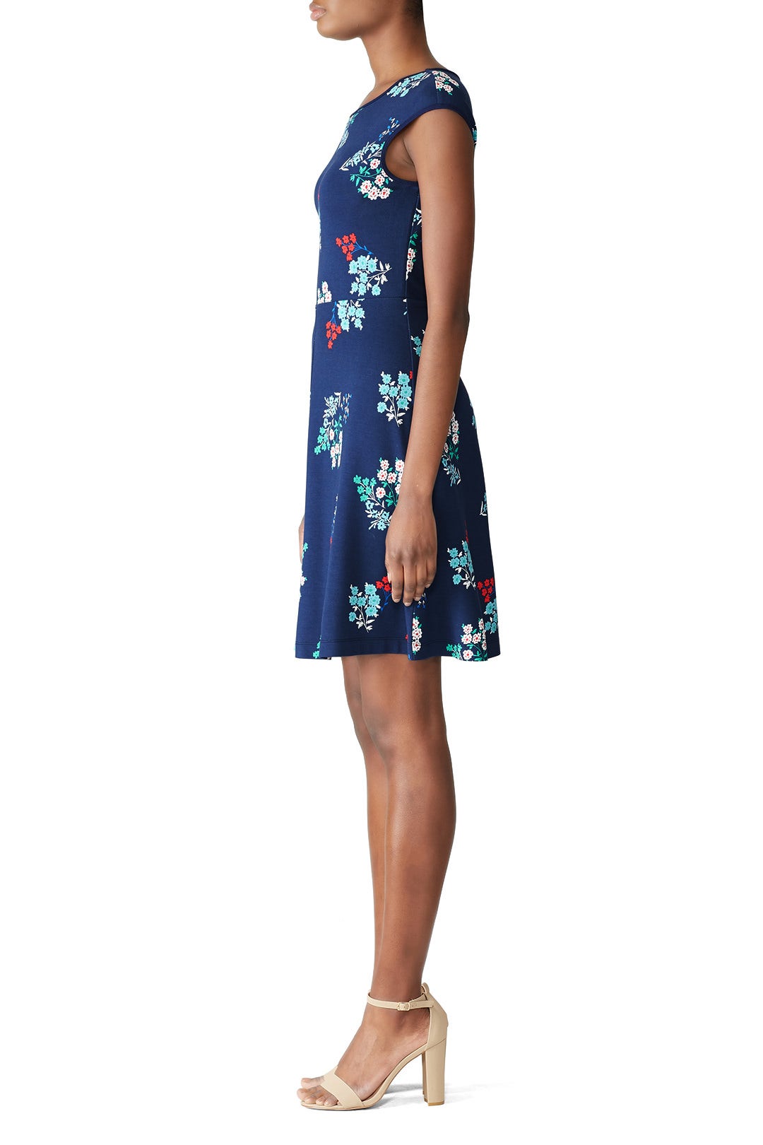 Floral Ponte A-Line Dress by Draper James 2
