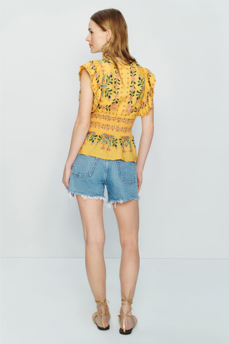 Delicate Flowers & Stripes Blouse by FARM Rio - Photo 2