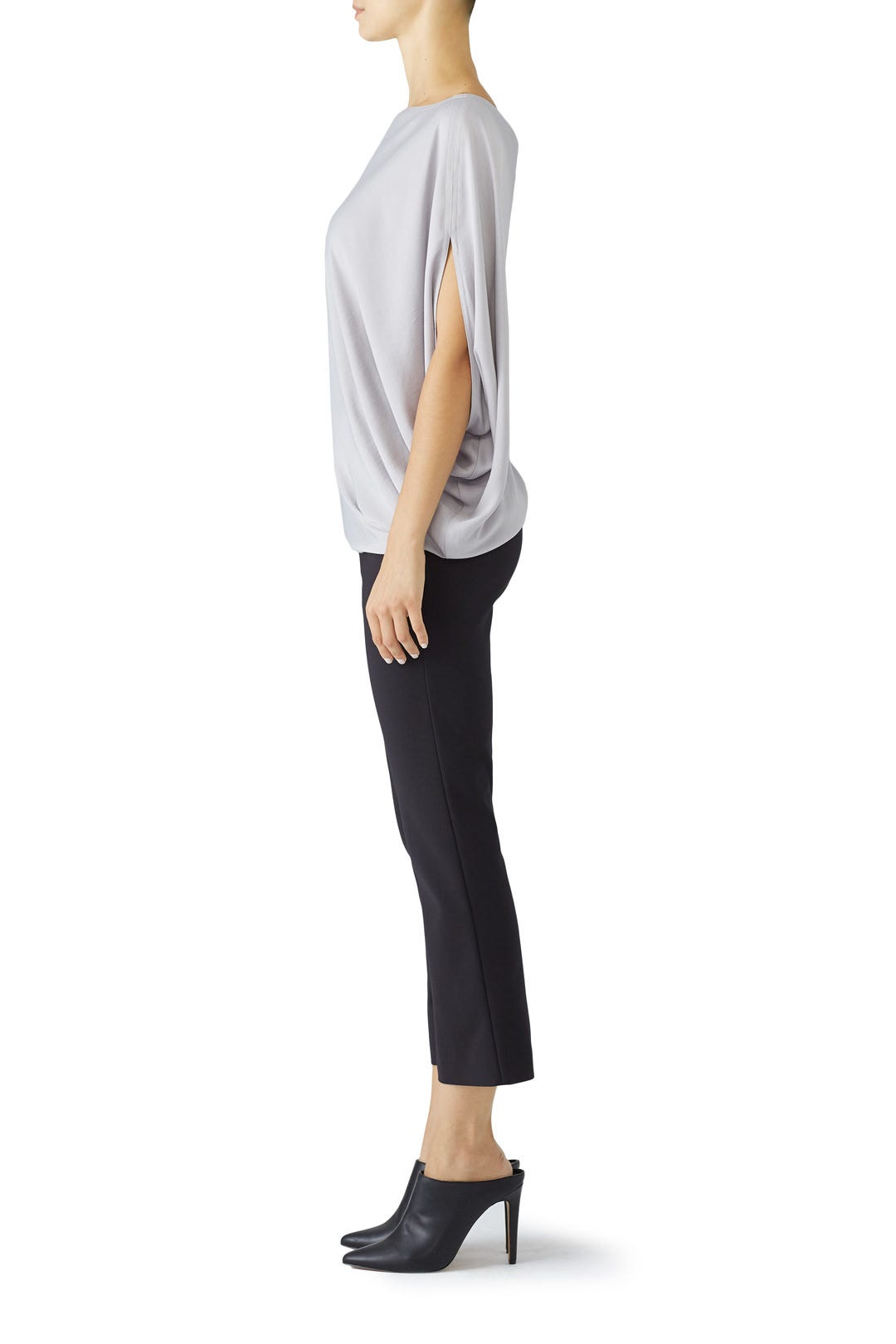 Silver Draped Top by KAUFMANFRANCO 1