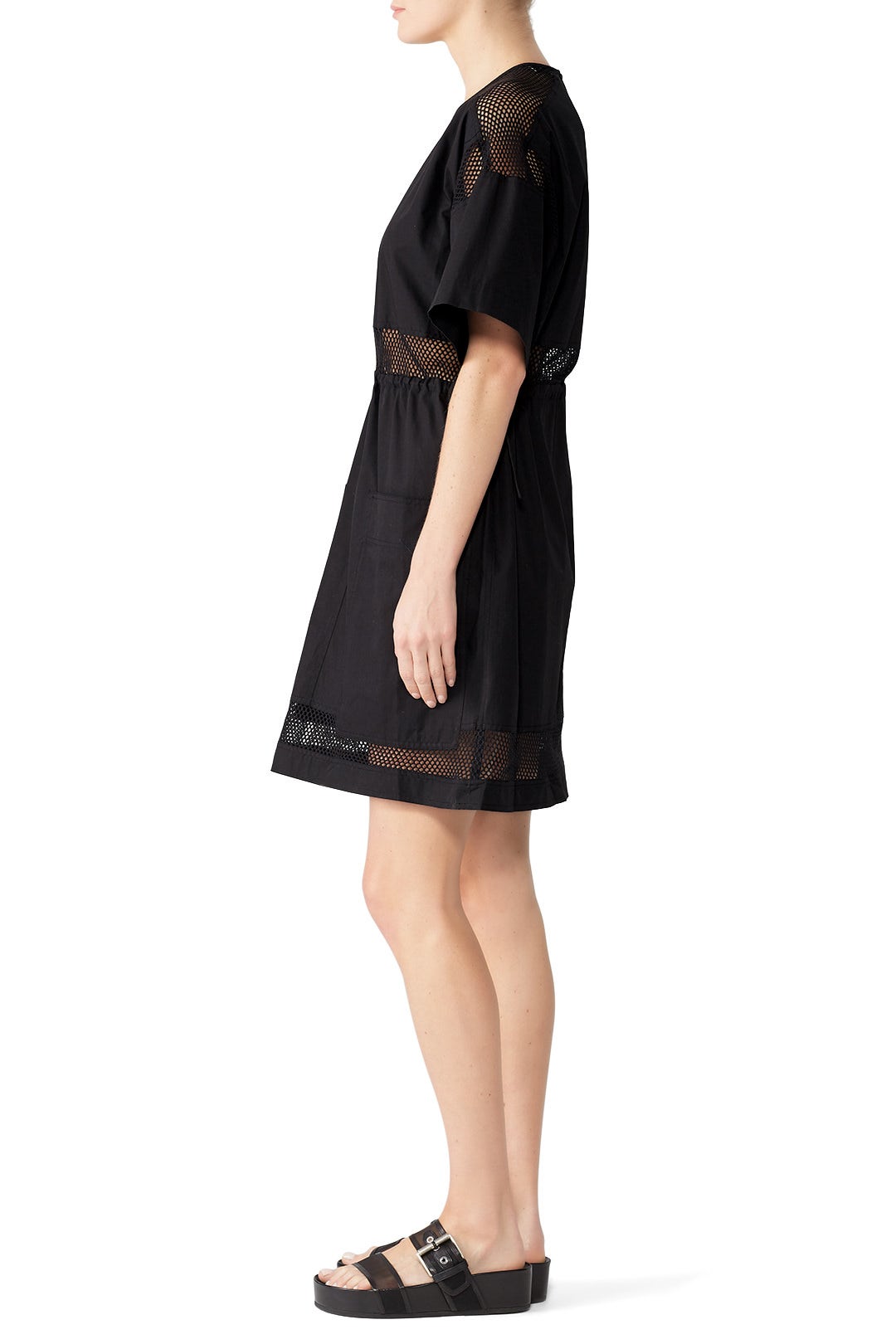 Netted Drawstring Dress by Proenza Schouler White Label 2