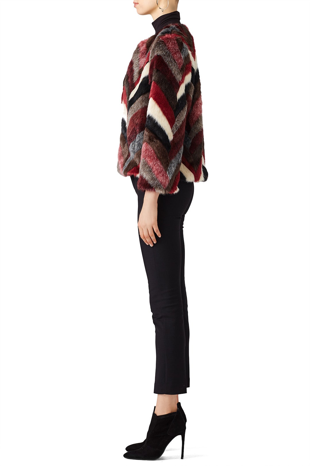 Jenna Faux Fur Jacket by Waverly Grey 2