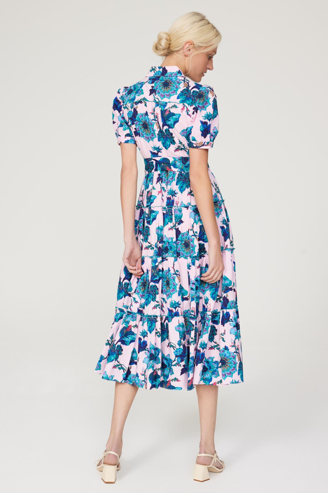 【DIANE von FURSTENBERG】エレガント★花柄ミディドレス Floral Queena Dress by Diane von Furstenberg | Rent the Runway
