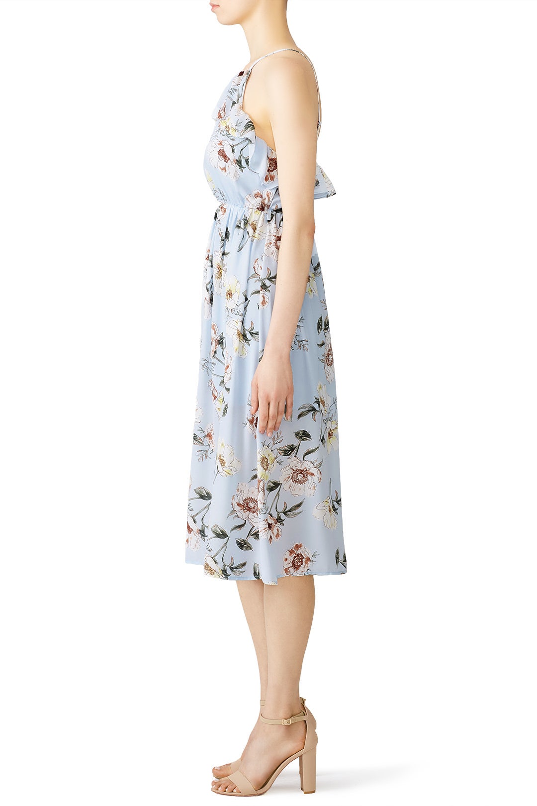 Floral Flutter Front Dress by Fleurtine 1