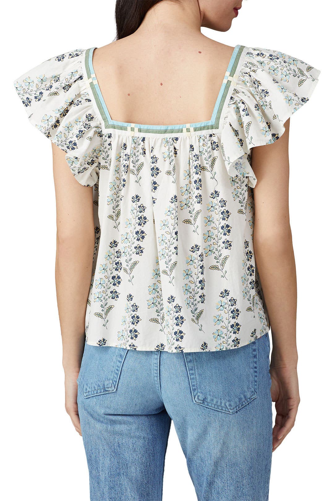 rebecca taylor francesca ruffle top