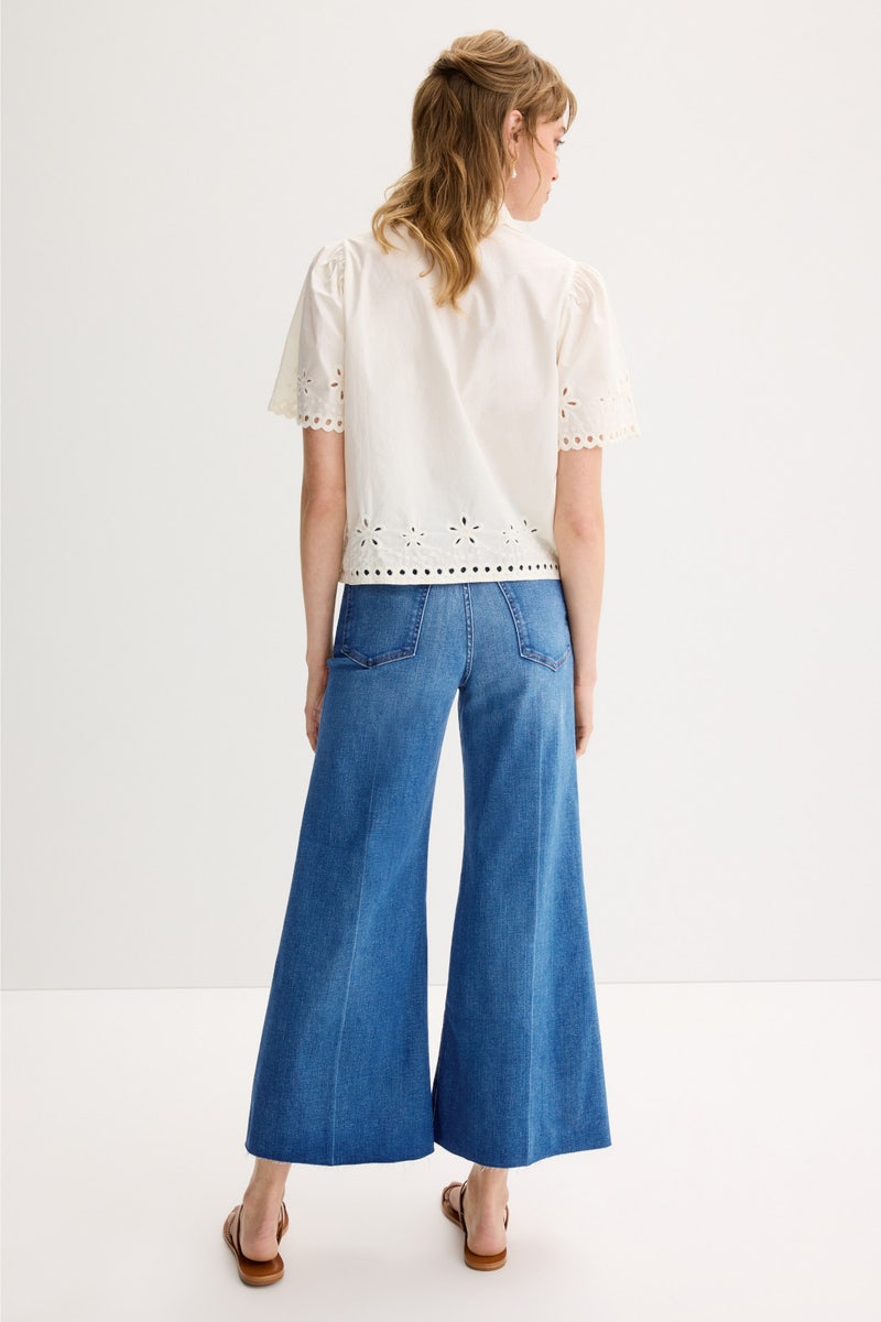 Flared Wide Leg Crop Jeans by Madewell - Photo 2
