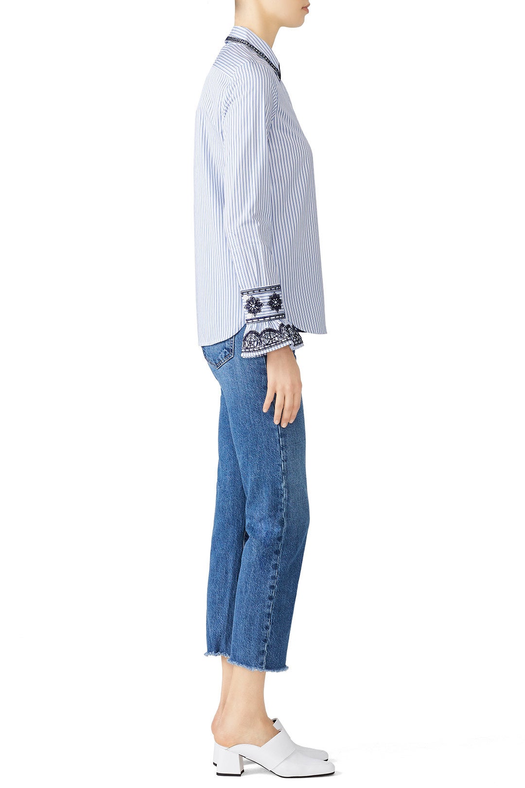 Striped Paige Shirt by Tory Burch 1