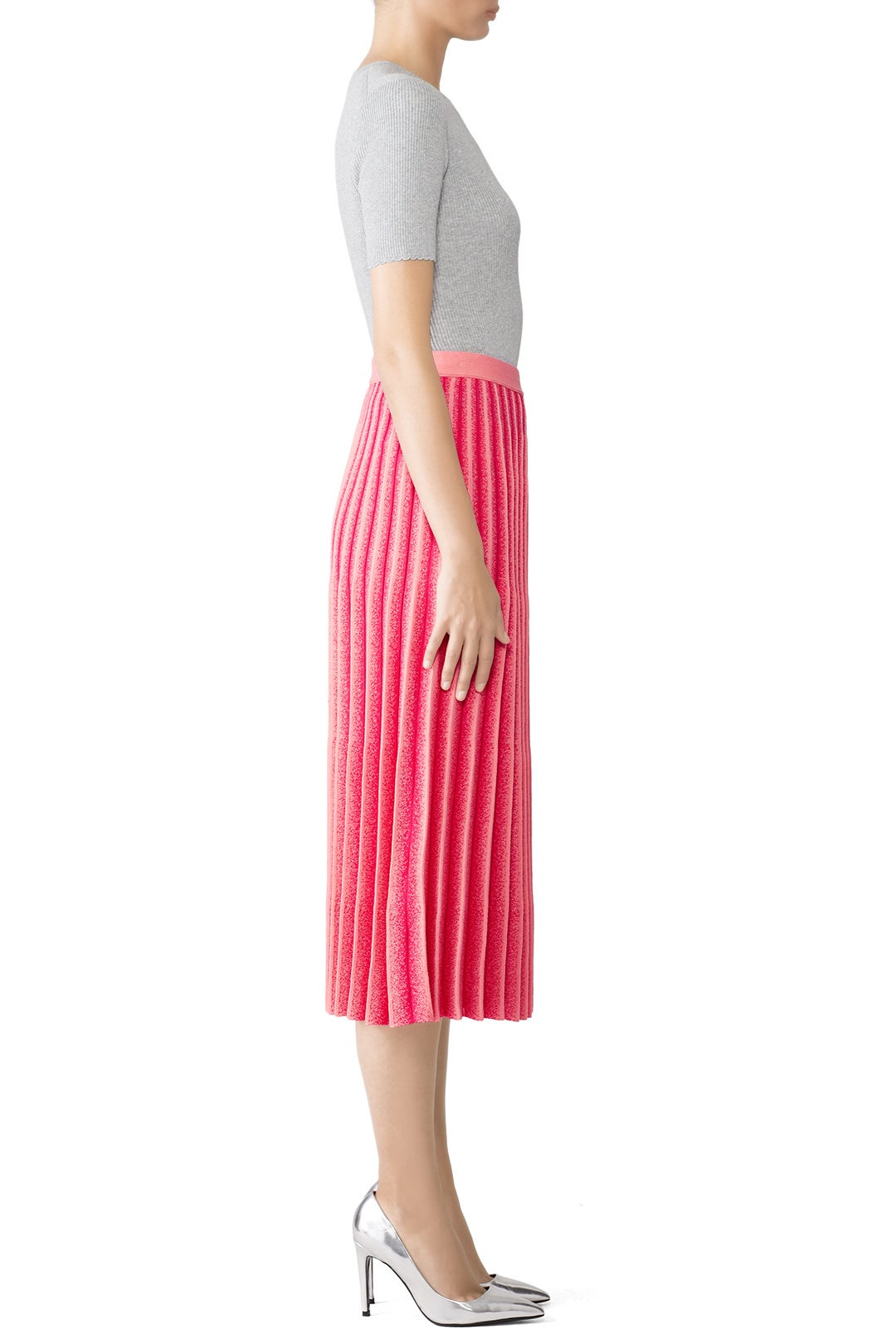 Pleated Knit Skirt by Derek Lam 10 Crosby 1