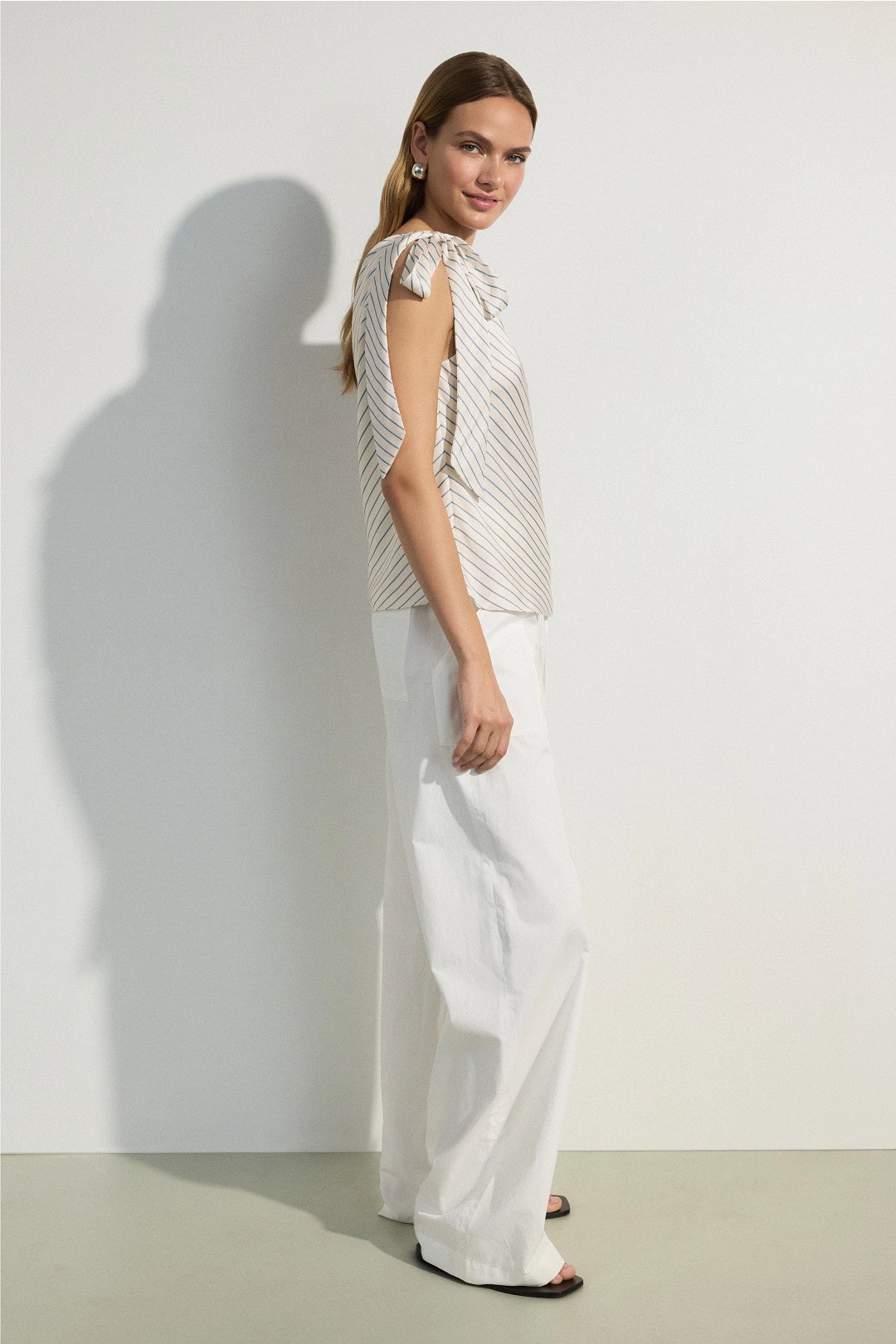Striped Asymmetrical Top by Lauren Ralph Lauren 1