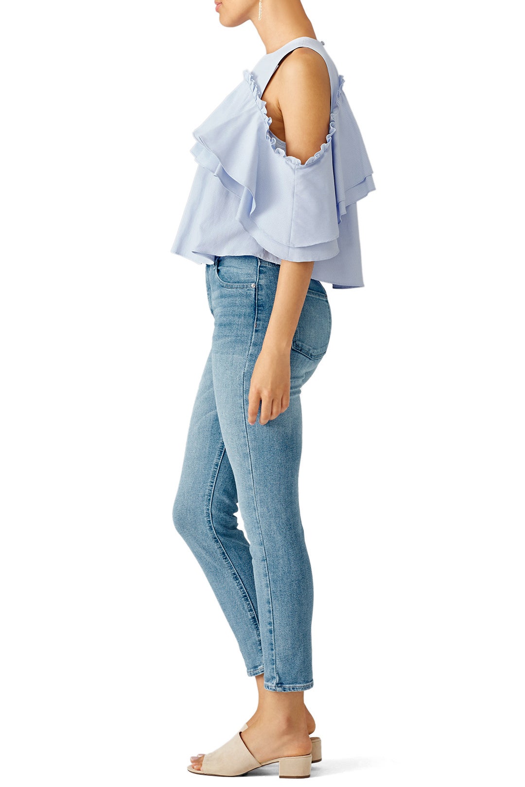 Blue Striped Elle Top by Nicholas 2