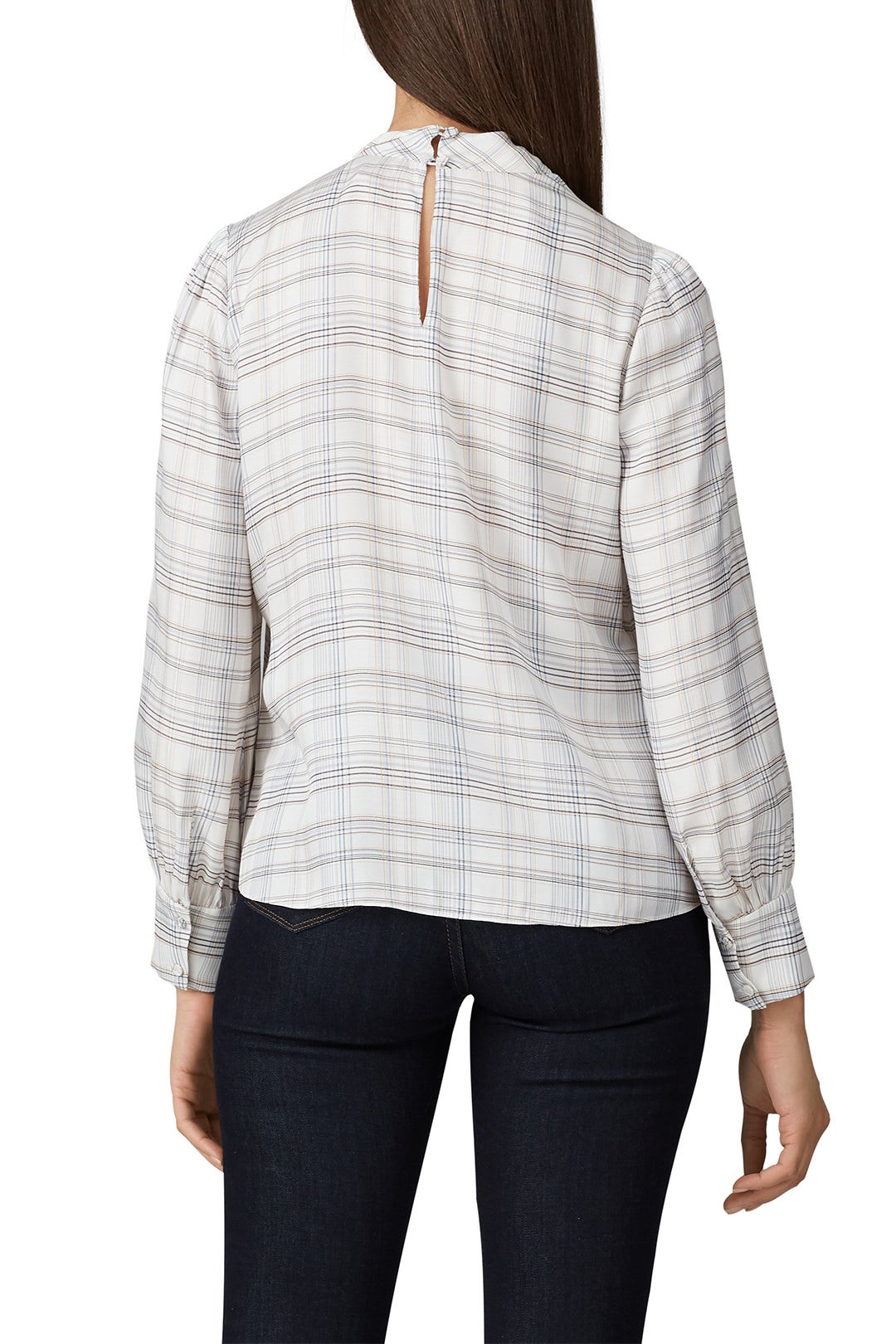 Plaid Etch Top by Rebecca Taylor NYC 1