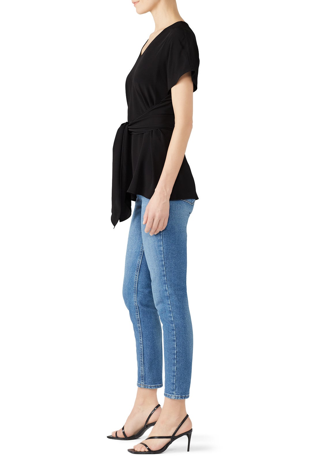 Lizzie Tie Waist Top by Diane von Furstenberg 1