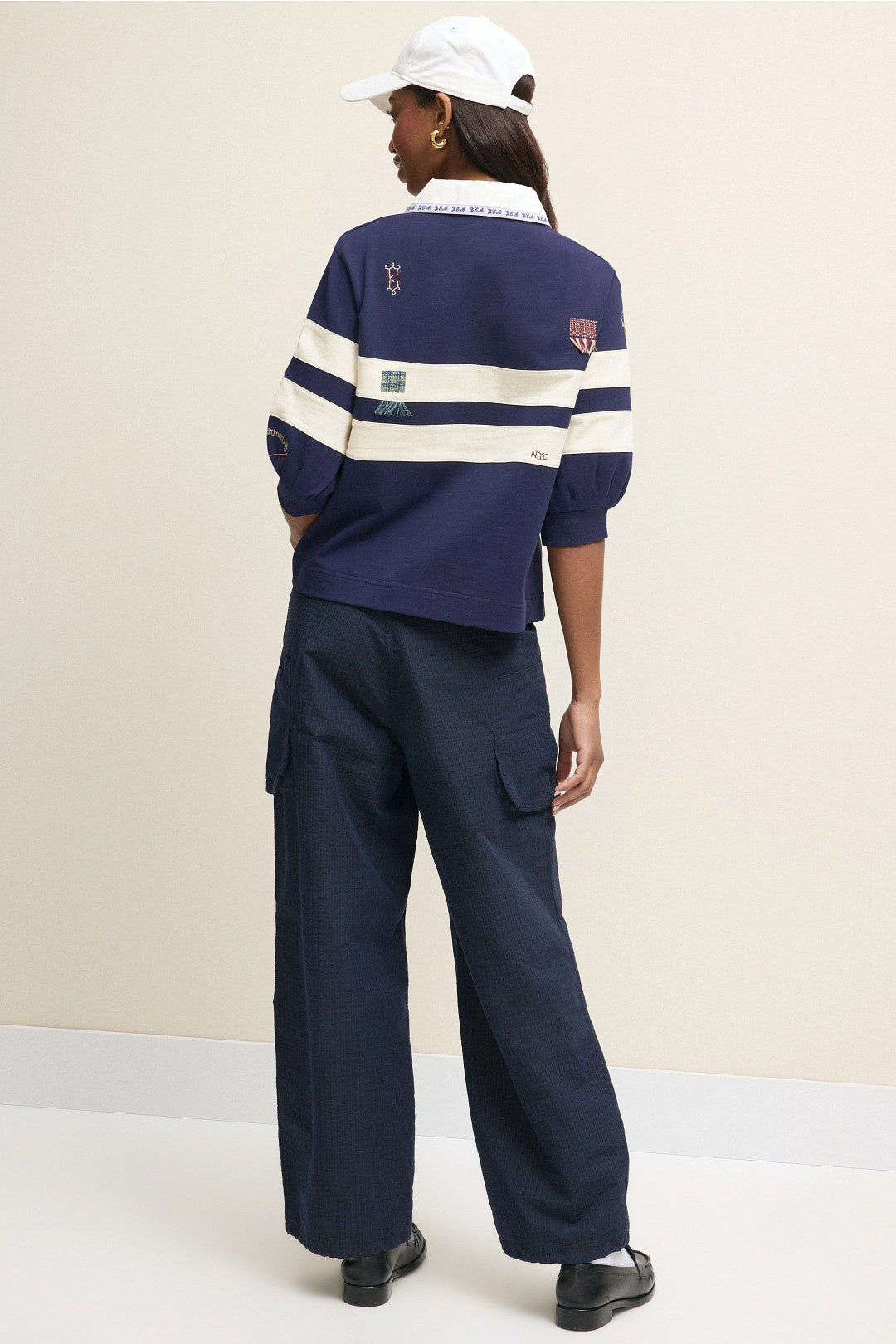 Claira Embroidered Rugby Top by Sea New York 2