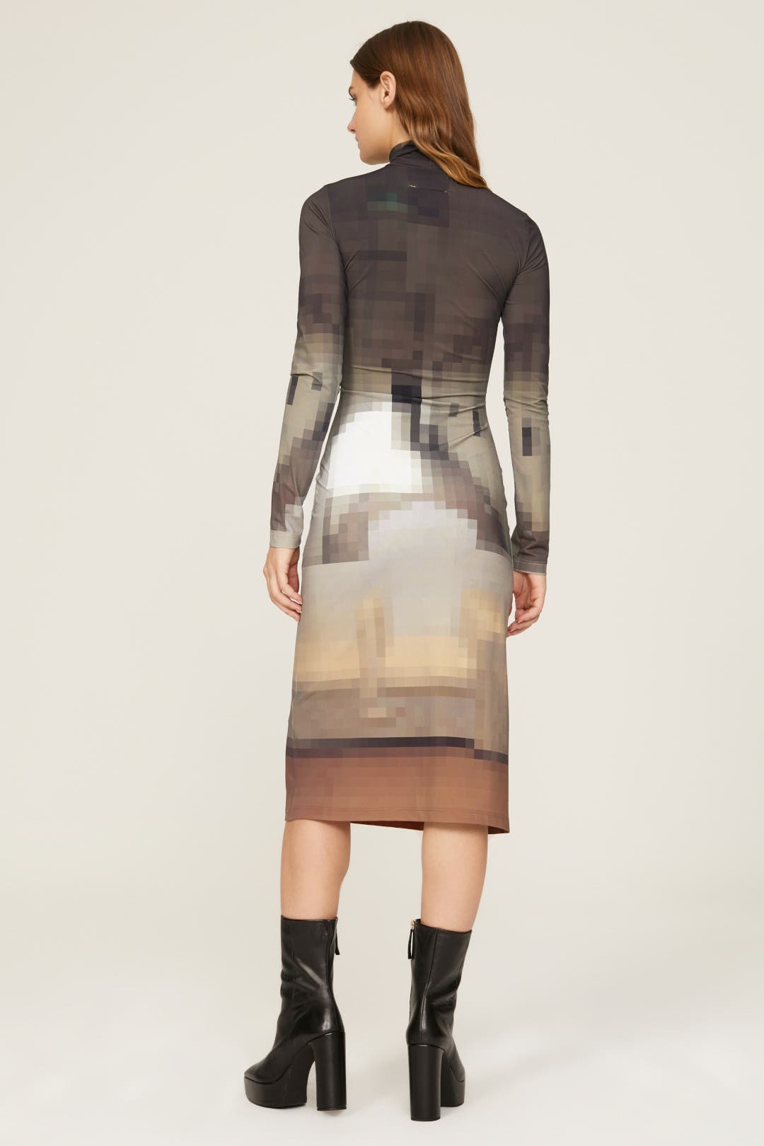 Pixel Print Dress by MM6 Maison Margiela | Rent the Runway