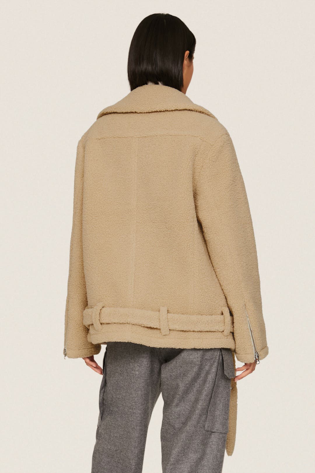 Sherpa Moto Jacket by Thakoon x RTR | Rent the Runway