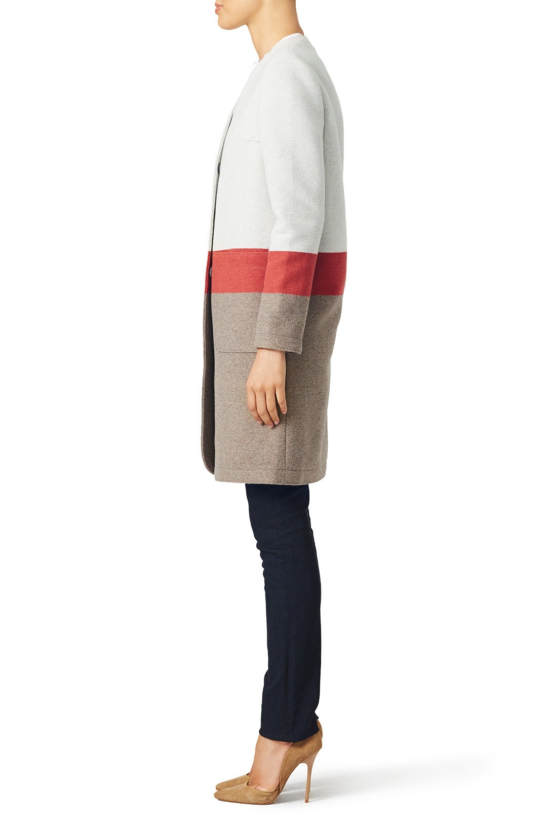 Stripe Blanket Coat by Tory Burch 1